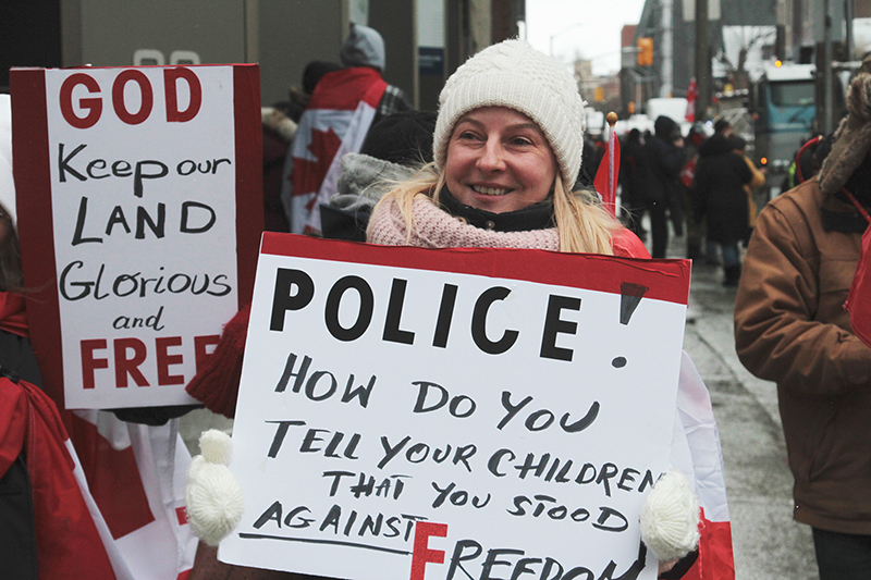 Freedom Convoy : Truckers Protest : Ottawa, Canada : Richard Moore : Photographer : Photojournalist